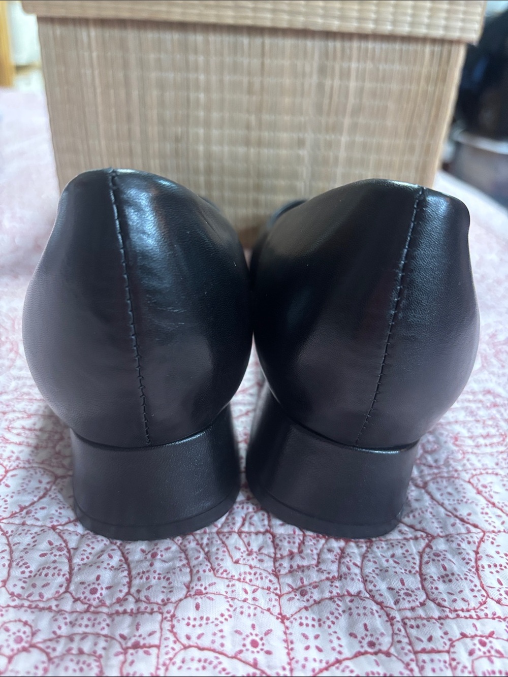 NIB David Tate Black Leather Pumps - Picture 11 of 13